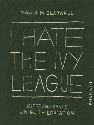 cover image of I Hate the Ivy League